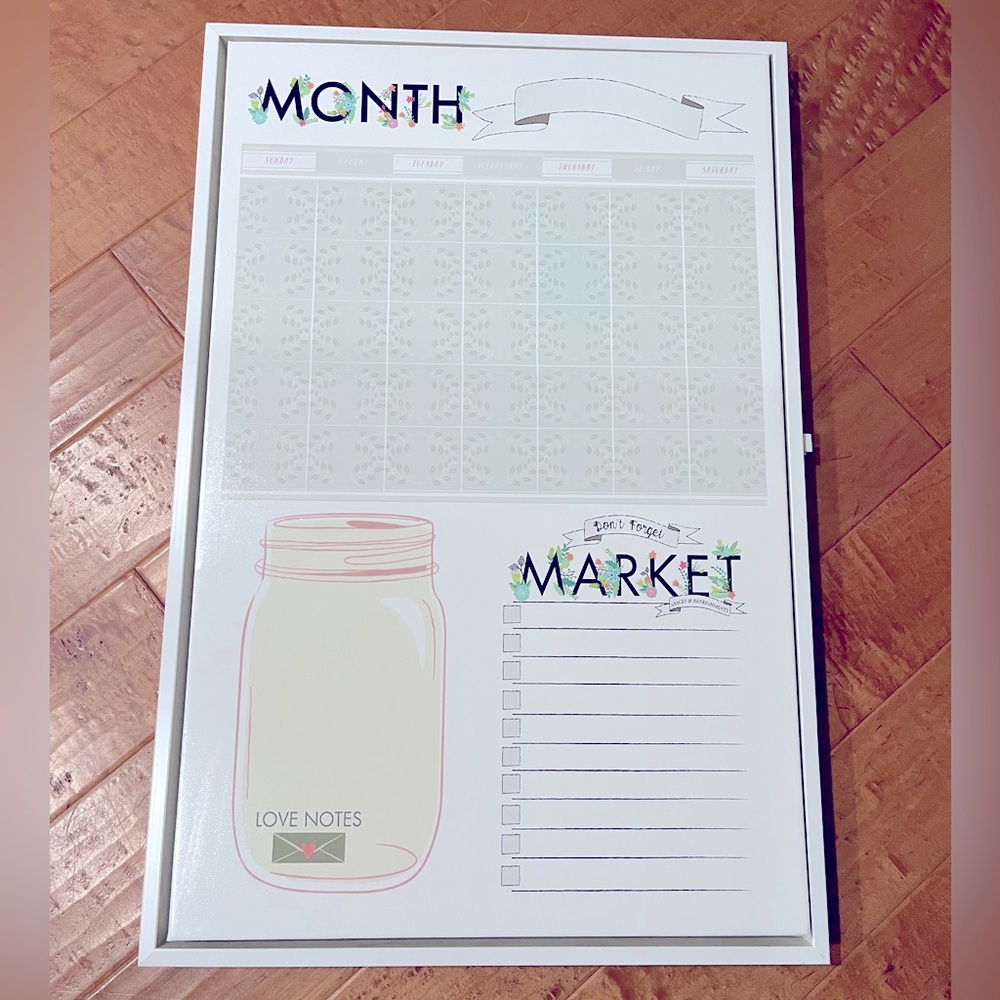 Dry Erase Wall Calendar
